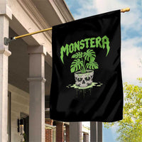 Monstera Lover Houseplant Gift Garden Flag Skull Plant Pot Graphic - Wonder Print Shop