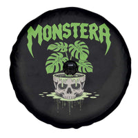 Monstera Lover Houseplant Gift Spare Tire Cover Skull Plant Pot Graphic - Wonder Print Shop