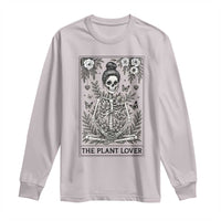 Dark Humor Tarot Card Plant Lover Gift Long Sleeve Shirt - Wonder Print Shop