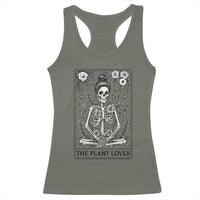 Dark Humor Tarot Card Plant Lover Gift Racerback Tank Top - Wonder Print Shop