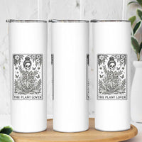 Dark Humor Tarot Card Plant Lover Gift Skinny Tumbler - Wonder Print Shop