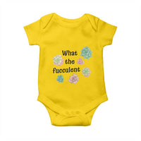 Succulent Lover Gift Baby Onesie What The Fucculent - Wonder Print Shop