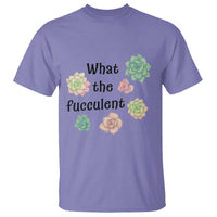 Succulent Lover Gift T Shirt What The Fucculent - Wonder Print Shop