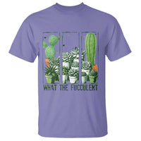 Funny Cactus Plant Lover T Shirt What The Fucculent - Wonder Print Shop