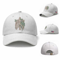 Succulent Body Skeleton Baseball Cap Creepy Plant Lover Gift