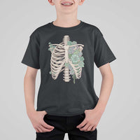 Succulent Body Skeleton T Shirt For Kid Creepy Plant Lover Gift - Wonder Print Shop