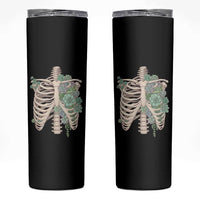 Succulent Body Skeleton Skinny Tumbler Creepy Plant Lover Gift - Wonder Print Shop