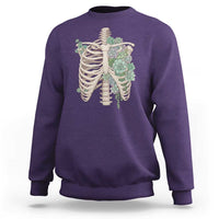 Succulent Body Skeleton Sweatshirt Creepy Plant Lover Gift - Wonder Print Shop