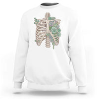Succulent Body Skeleton Sweatshirt Creepy Plant Lover Gift - Wonder Print Shop
