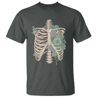 Succulent Body Skeleton T Shirt Creepy Plant Lover Gift - Wonder Print Shop