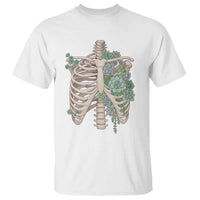 Succulent Body Skeleton T Shirt Creepy Plant Lover Gift - Wonder Print Shop