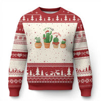 Funny Succulent Plant Lover Gift Ugly Christmas Sweater Succa For Xmas - Wonder Print Shop