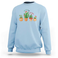 Funny Succulent Plant Lover Gift Sweatshirt Succa For Christmas - Wonder Print Shop