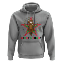 Merry And Rowdy Kwanzaa Santa Cowboy Christmas Gift Hoodie - Wonder Print Shop