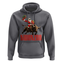 Happy Kwanzaa Hoodie Rodeo Black Santa African American Holiday Gift - Wonder Print Shop