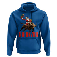 Happy Kwanzaa Hoodie Rodeo Black Santa African American Holiday Gift - Wonder Print Shop