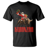 Happy Kwanzaa T Shirt Rodeo Black Santa African American Holiday Gift - Wonder Print Shop