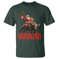 Happy Kwanzaa T Shirt Rodeo Black Santa African American Holiday Gift - Wonder Print Shop