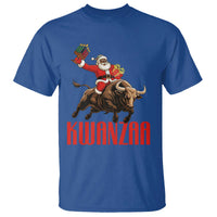Happy Kwanzaa T Shirt Rodeo Black Santa African American Holiday Gift - Wonder Print Shop