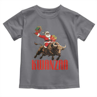 Happy Kwanzaa Toddler T Shirt Rodeo Black Santa African American Holiday Gift - Wonder Print Shop