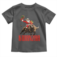 Happy Kwanzaa Toddler T Shirt Rodeo Black Santa African American Holiday Gift - Wonder Print Shop