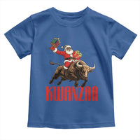 Happy Kwanzaa Toddler T Shirt Rodeo Black Santa African American Holiday Gift - Wonder Print Shop