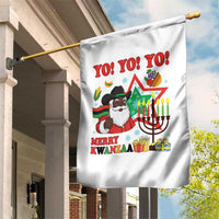 Merry Kwanzaa Black Santa Cowboy Garden Flag African Heritage Celebration Gift - Wonder Print Shop