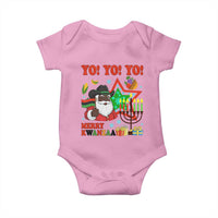 Merry Kwanzaa Black Santa Cowboy Baby Onesie African Heritage Celebration Gift - Wonder Print Shop