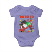 Merry Kwanzaa Black Santa Cowboy Baby Onesie African Heritage Celebration Gift - Wonder Print Shop
