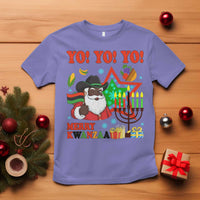 Merry Kwanzaa Black Santa Cowboy T Shirt African Heritage Celebration Gift - Wonder Print Shop