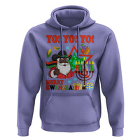 Merry Kwanzaa Black Santa Cowboy Hoodie African Heritage Celebration Gift - Wonder Print Shop