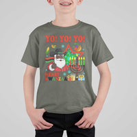 Merry Kwanzaa Black Santa Cowboy T Shirt For Kid African Heritage Celebration Gift - Wonder Print Shop