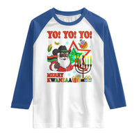 Merry Kwanzaa Black Santa Cowboy Raglan Shirt African Heritage Celebration Gift - Wonder Print Shop