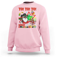 Merry Kwanzaa Black Santa Cowboy Sweatshirt African Heritage Celebration Gift - Wonder Print Shop