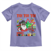 Merry Kwanzaa Black Santa Cowboy Toddler T Shirt African Heritage Celebration Gift - Wonder Print Shop