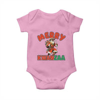 Merry Kwanzaa Cowboy Black Santa Baby Onesie African American Christmas Gift - Wonder Print Shop