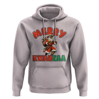 Merry Kwanzaa Cowboy Black Santa Hoodie African American Christmas Gift - Wonder Print Shop