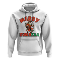 Merry Kwanzaa Cowboy Black Santa Hoodie African American Christmas Gift - Wonder Print Shop