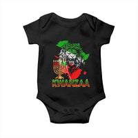 King Lion Of Africa Kwanzaa Map Baby Onesie Heritage Pride Gift - Wonder Print Shop