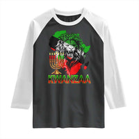 King Lion Of Africa Kwanzaa Map Raglan Shirt Heritage Pride Gift - Wonder Print Shop