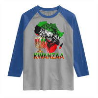 King Lion Of Africa Kwanzaa Map Raglan Shirt Heritage Pride Gift - Wonder Print Shop