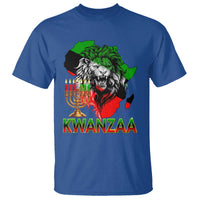 King Lion Of Africa Kwanzaa Map T Shirt Heritage Pride Gift - Wonder Print Shop