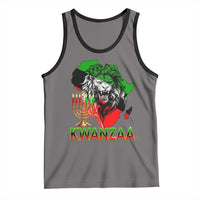 King Lion Of Africa Kwanzaa Map Tank Top Heritage Pride Gift - Wonder Print Shop