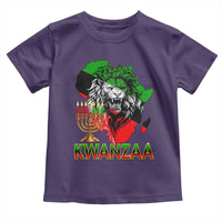 King Lion Of Africa Kwanzaa Map Toddler T Shirt Heritage Pride Gift - Wonder Print Shop