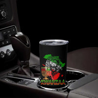 King Lion Of Africa Kwanzaa Map Tumbler Cup Heritage Pride Gift - Wonder Print Shop