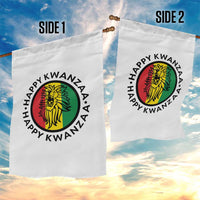 Happy Kwanzaa King Lion Of Africa Heritage Gift Garden Flag - Wonder Print Shop