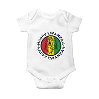 Happy Kwanzaa King Lion Of Africa Heritage Gift Baby Onesie - Wonder Print Shop