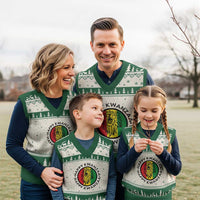 Happy Kwanzaa King Lion Of Africa Heritage Gift V-Neck Knit Sweater Vest - Wonder Print Shop