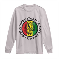 Happy Kwanzaa King Lion Of Africa Heritage Gift Long Sleeve Shirt - Wonder Print Shop