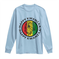 Happy Kwanzaa King Lion Of Africa Heritage Gift Long Sleeve Shirt - Wonder Print Shop